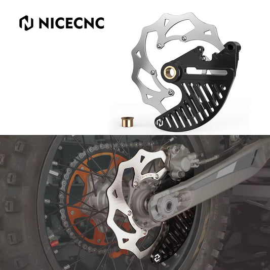 Nice CNC Bremsscheibenschutz hinten